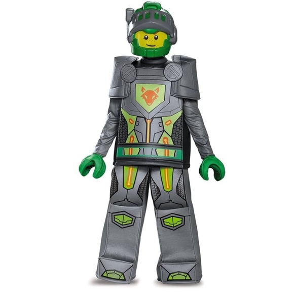 Lego Nexo Nights Costume Aaron Size Small 4-6 Shirt Pants Mask Gloves - Picture 1 of 16